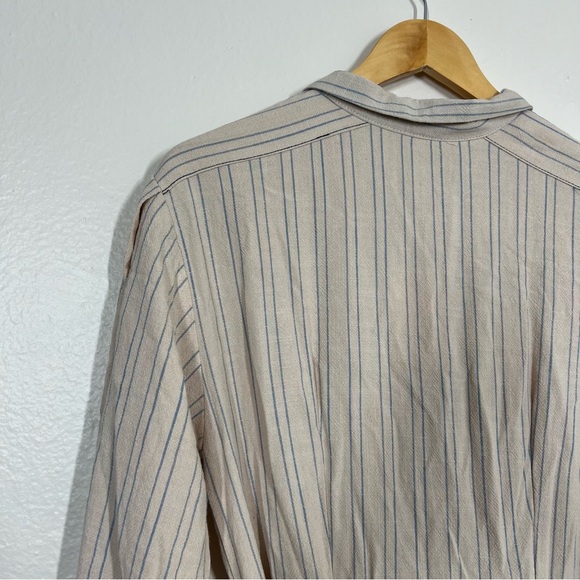 Free People Cream Audrey Midi Stripe Dress - Picture 7 of 14